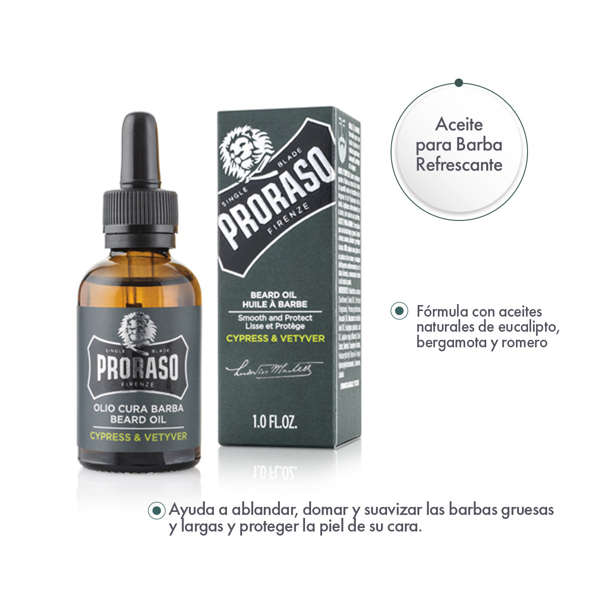Aceite para Barba Cypress & Vetiver 6 Piezas - ttaiomayoreo