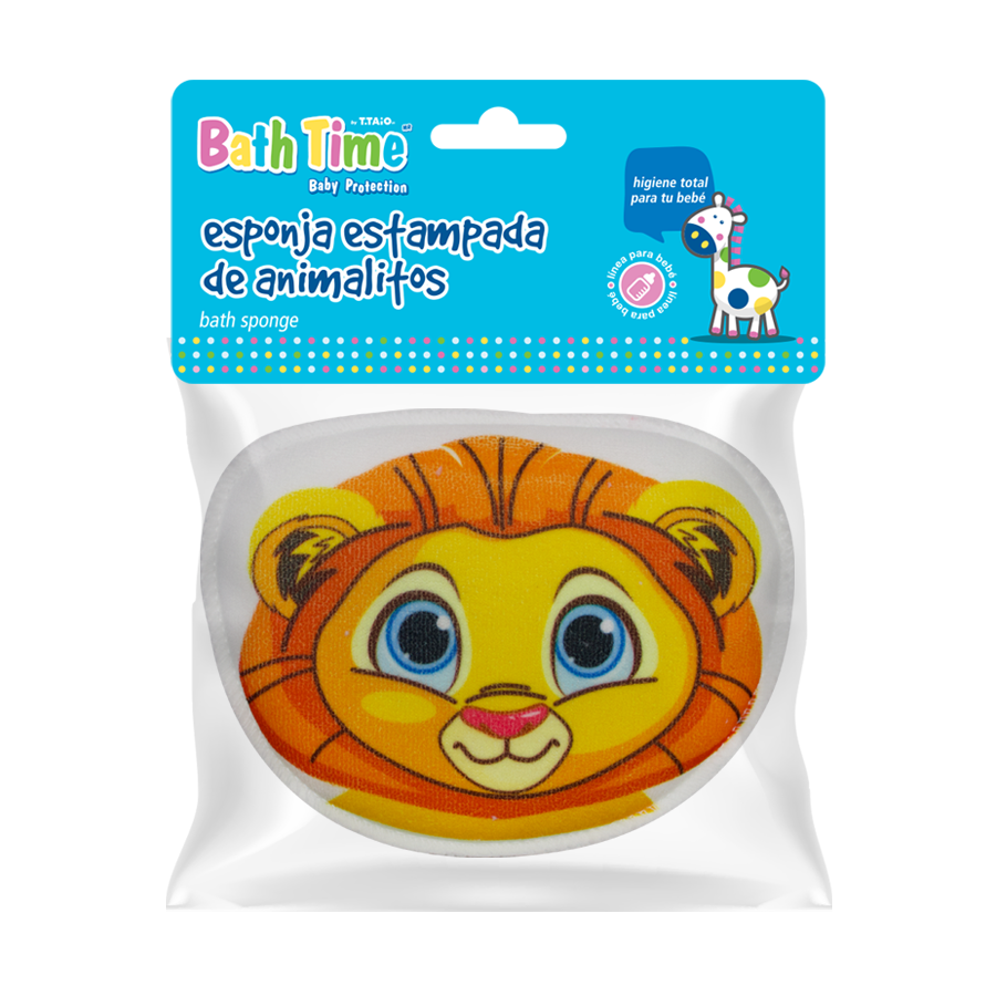 Esponja de animales BATH TIME - ttaiomayoreo