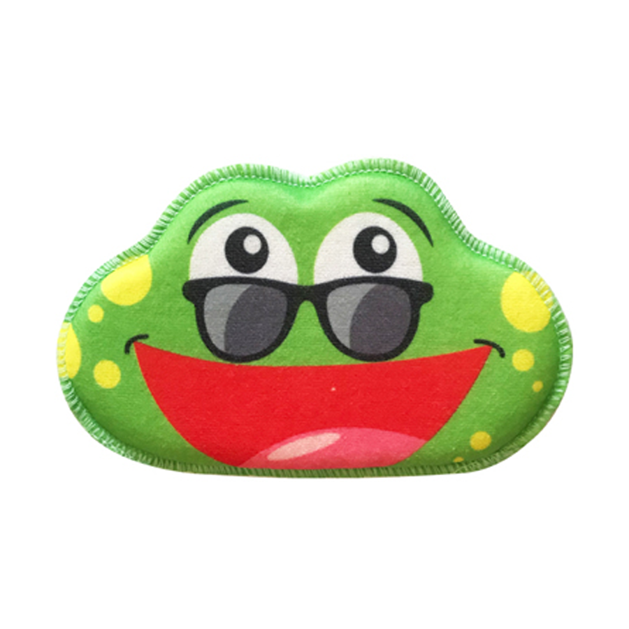 Esponja con tela estampada de animales BATH TIME - ttaiomayoreo