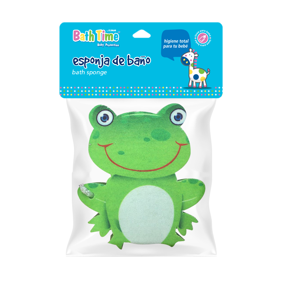 Esponja Animalitos BATH TIME - ttaiomayoreo