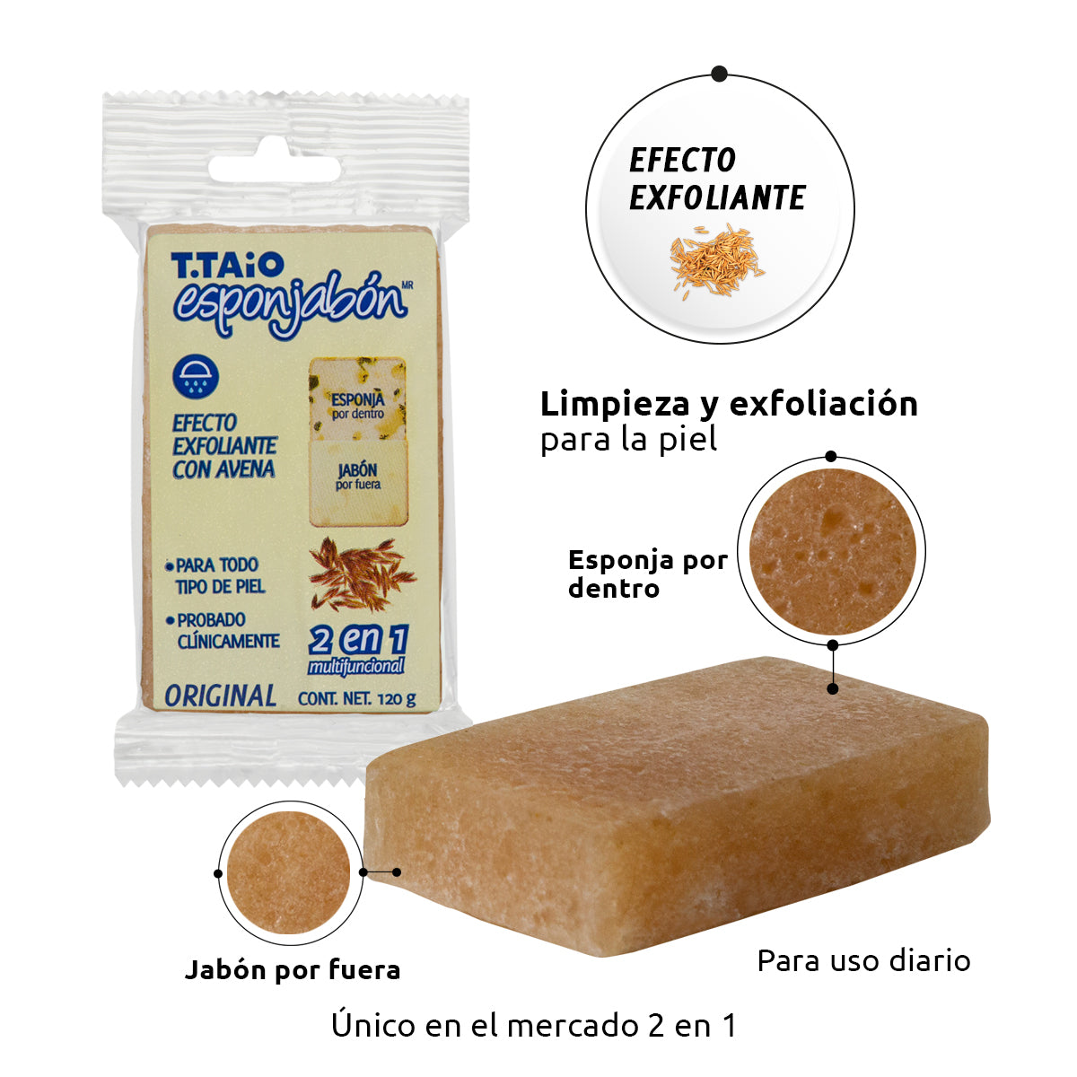 Esponjabon Avena - ttaiomayoreo