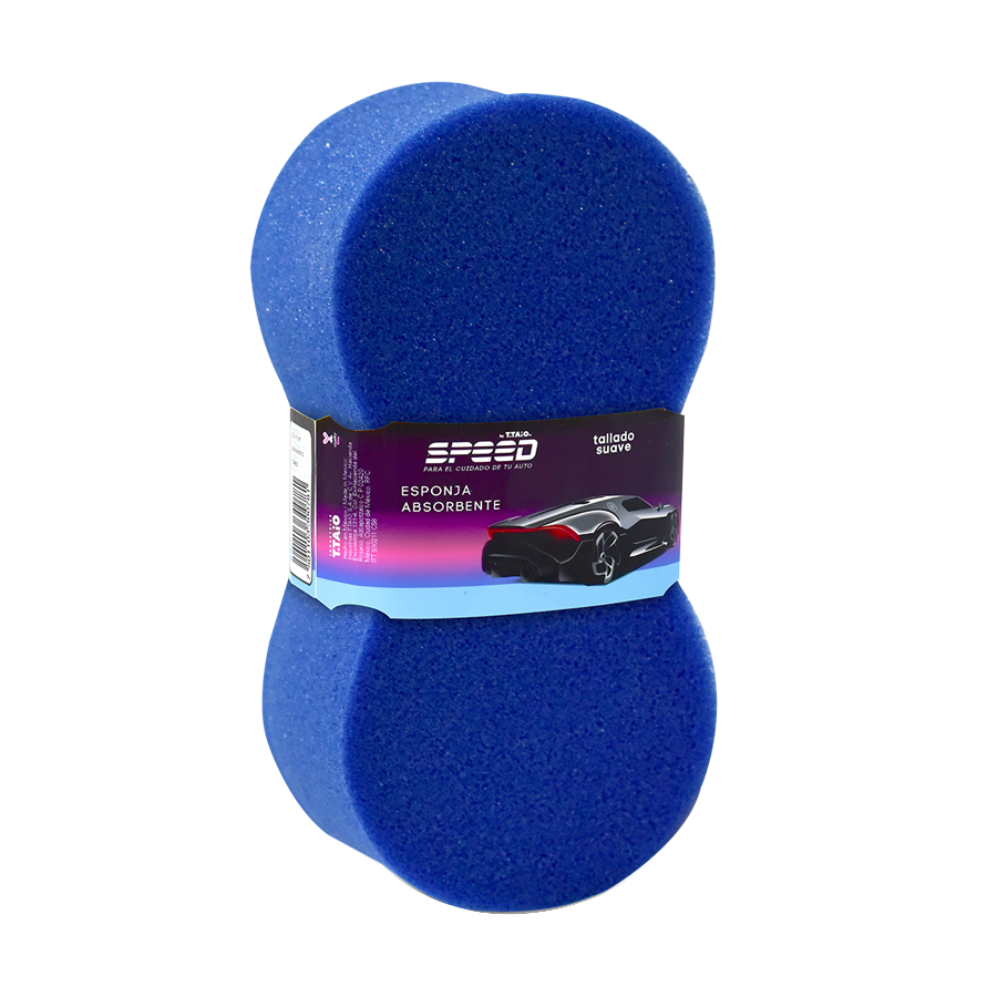 Esponja Curveada para autos SPEED - ttaiomayoreo
