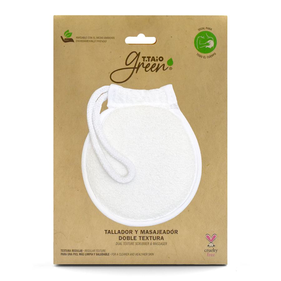 T.Taio Green Esponja Rigida Redonda - ttaiomayoreo
