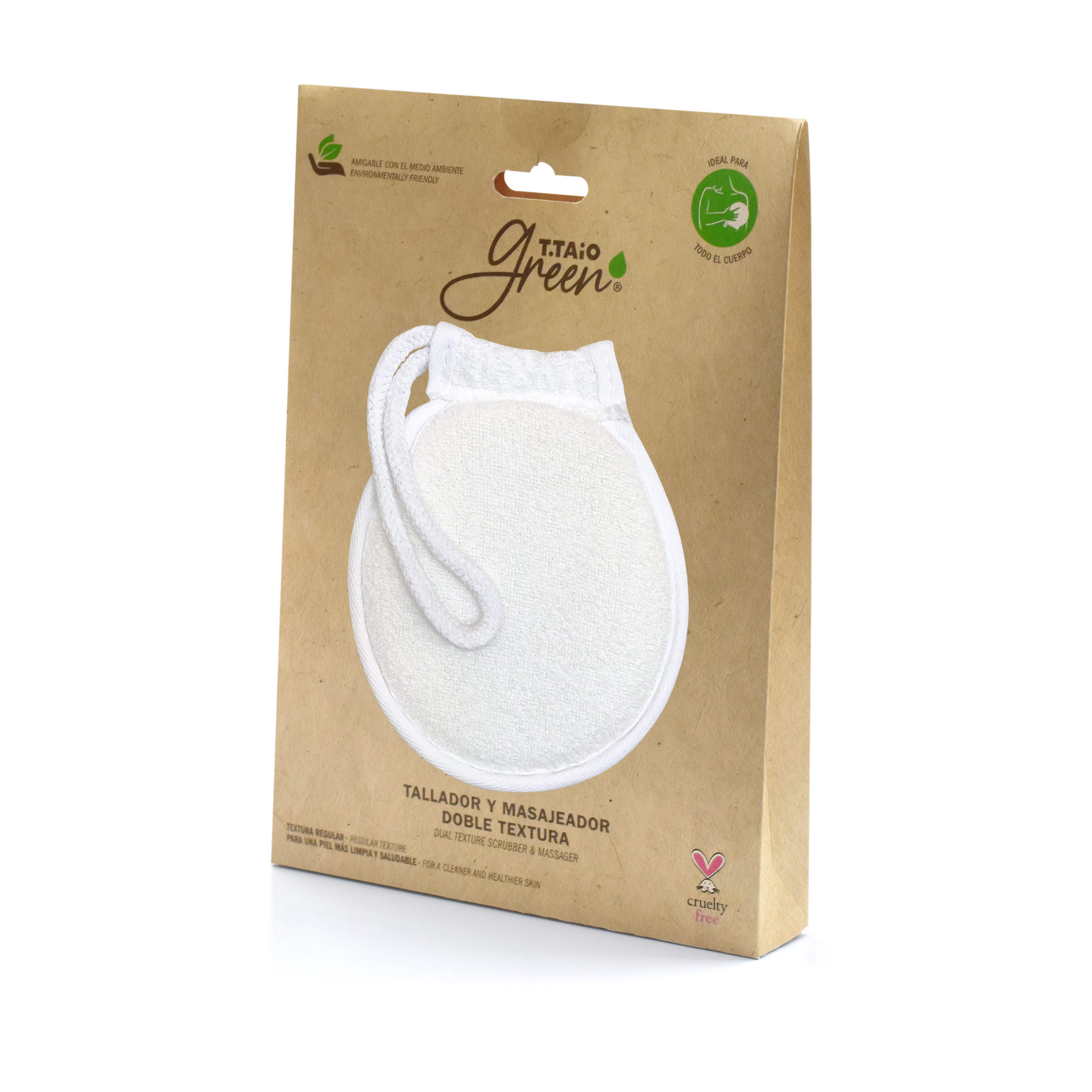 T.Taio Green Esponja Rigida Redonda - ttaiomayoreo