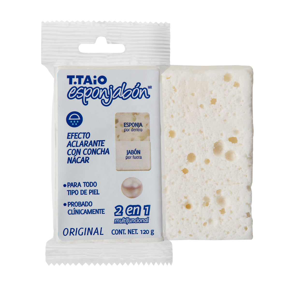 Esponjabón Concha Nácar - ttaiomayoreo