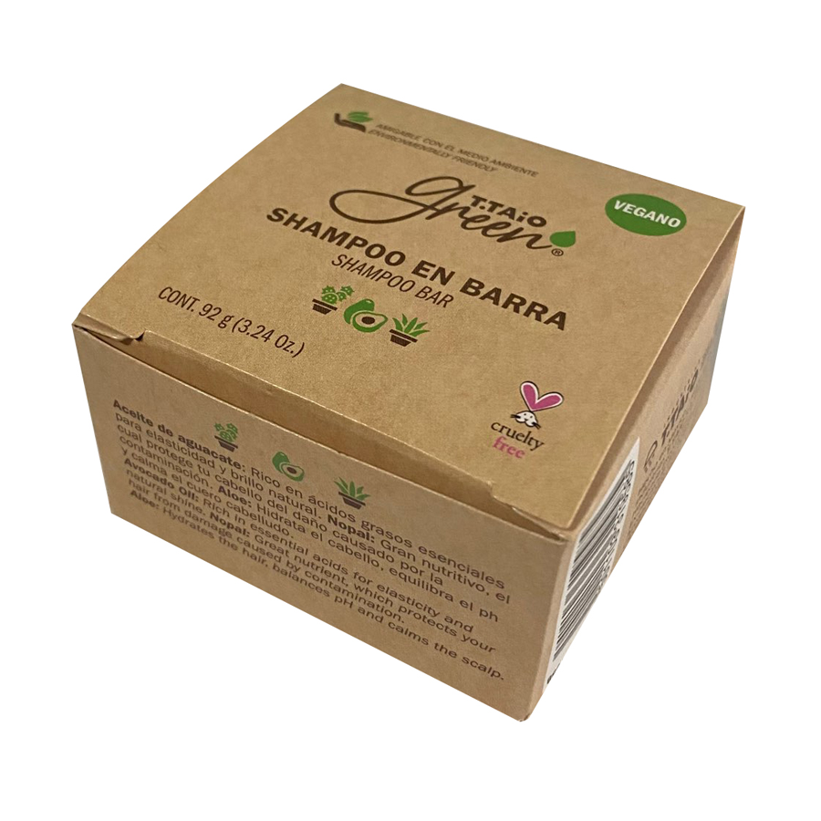 T.Taio Green Shampoo en barra - ttaiomayoreo