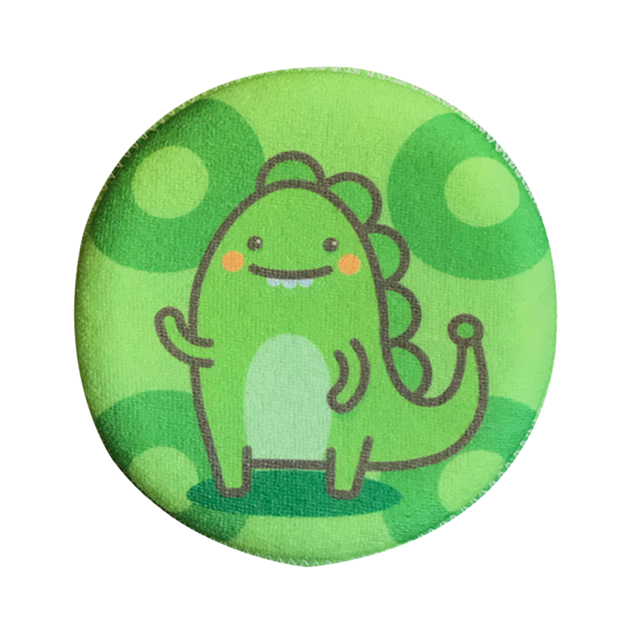 Esponja redonda tela estampada BATH TIME - ttaiomayoreo