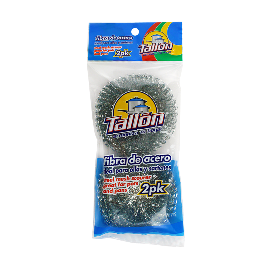 Fibra de Acero Tipo Dona para cocina TALLON - ttaiomayoreo