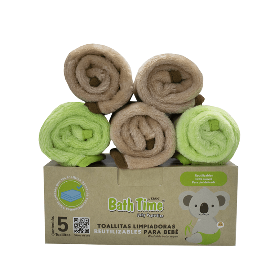 Toallitas Limpiadoras Reutilizables Para Bebé - ttaiomayoreo