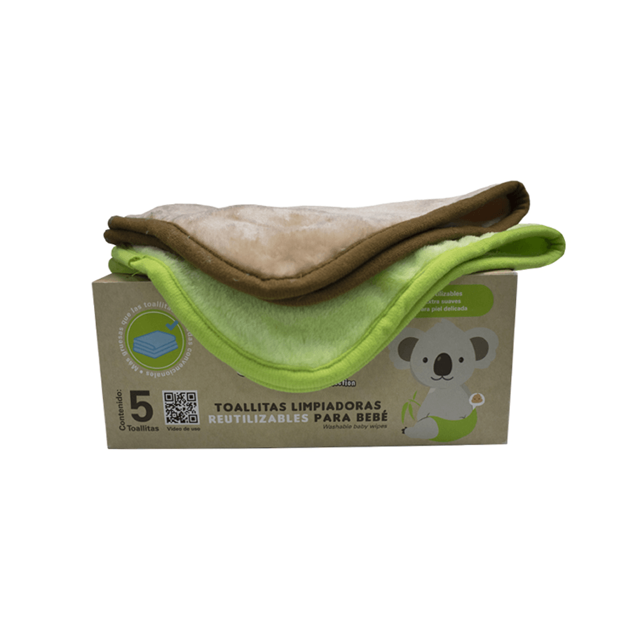 Toallitas Limpiadoras Reutilizables Para Bebé - ttaiomayoreo