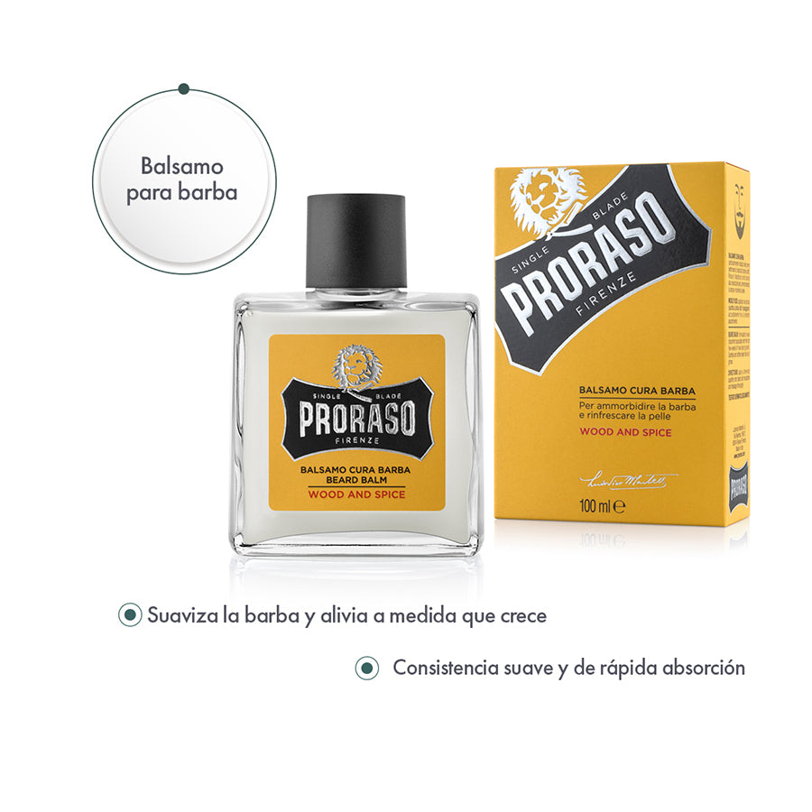 Bálsamo para Barba Madera y Especias