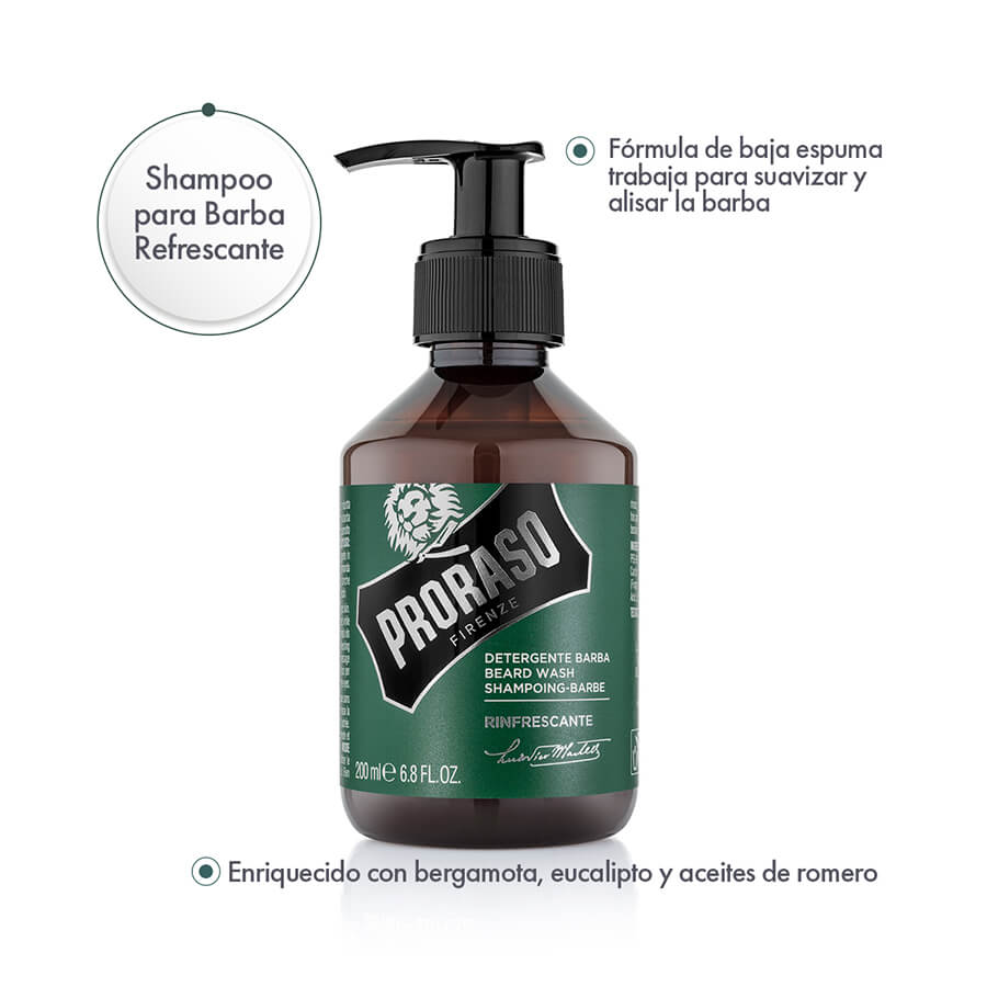 Shampoo para Barba Refrescante - ttaiomayoreo
