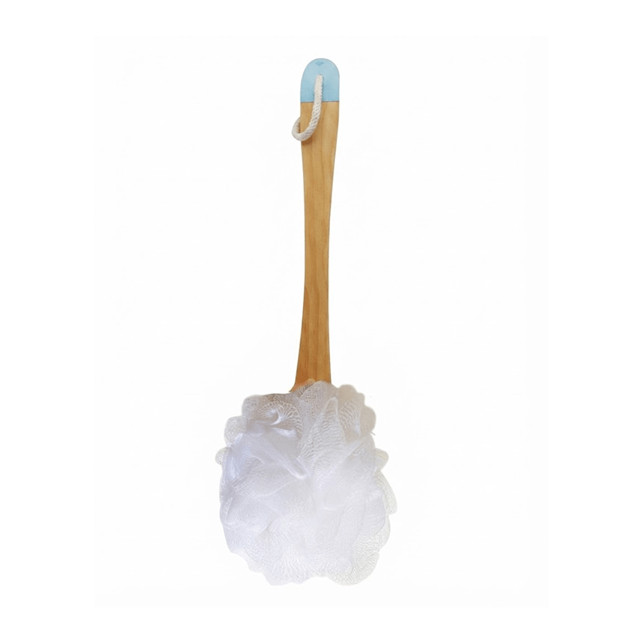 Flor de baño con soporte de madera - ttaiomayoreo