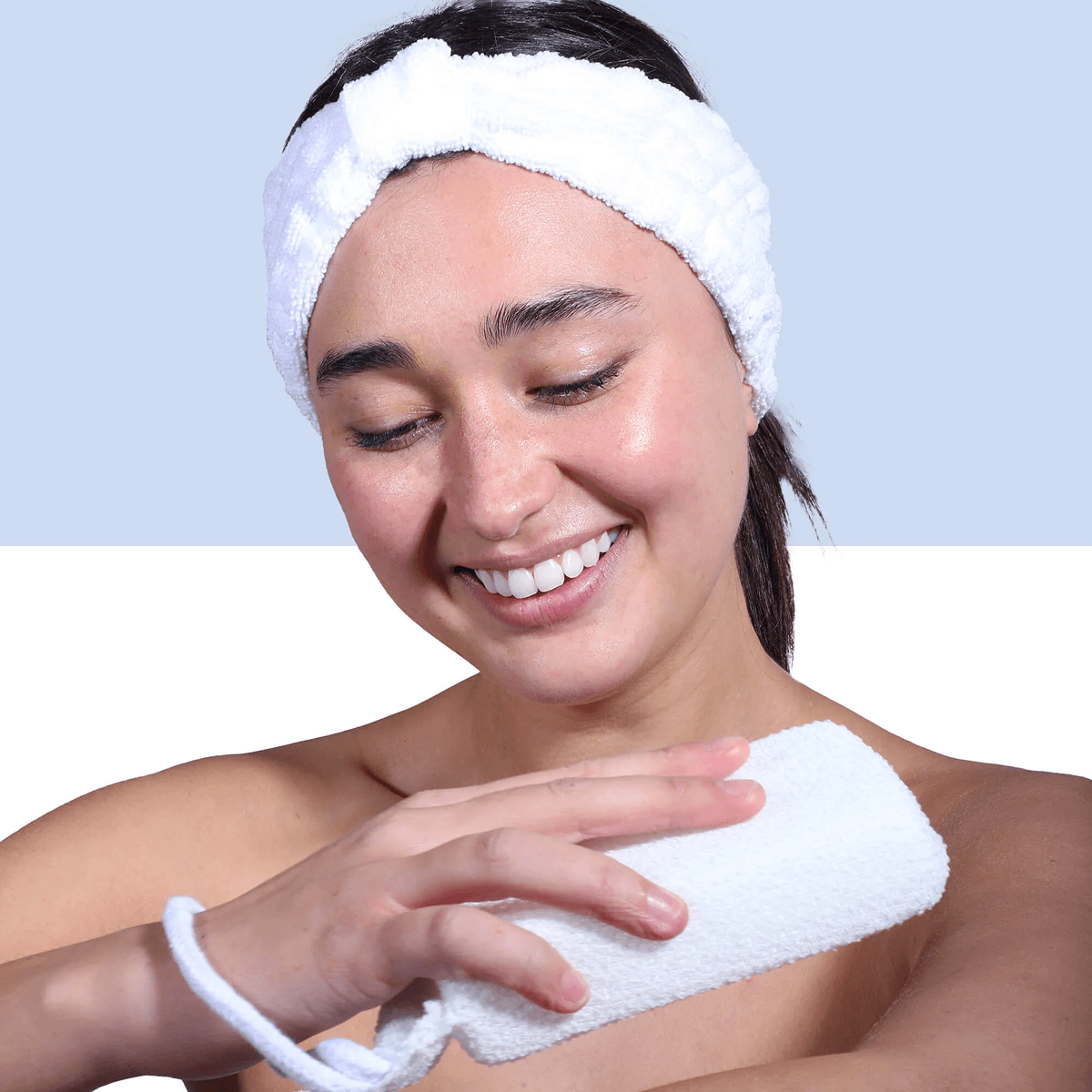 Esponja Exfoliante Corporal (Blanca) - ttaiomayoreo