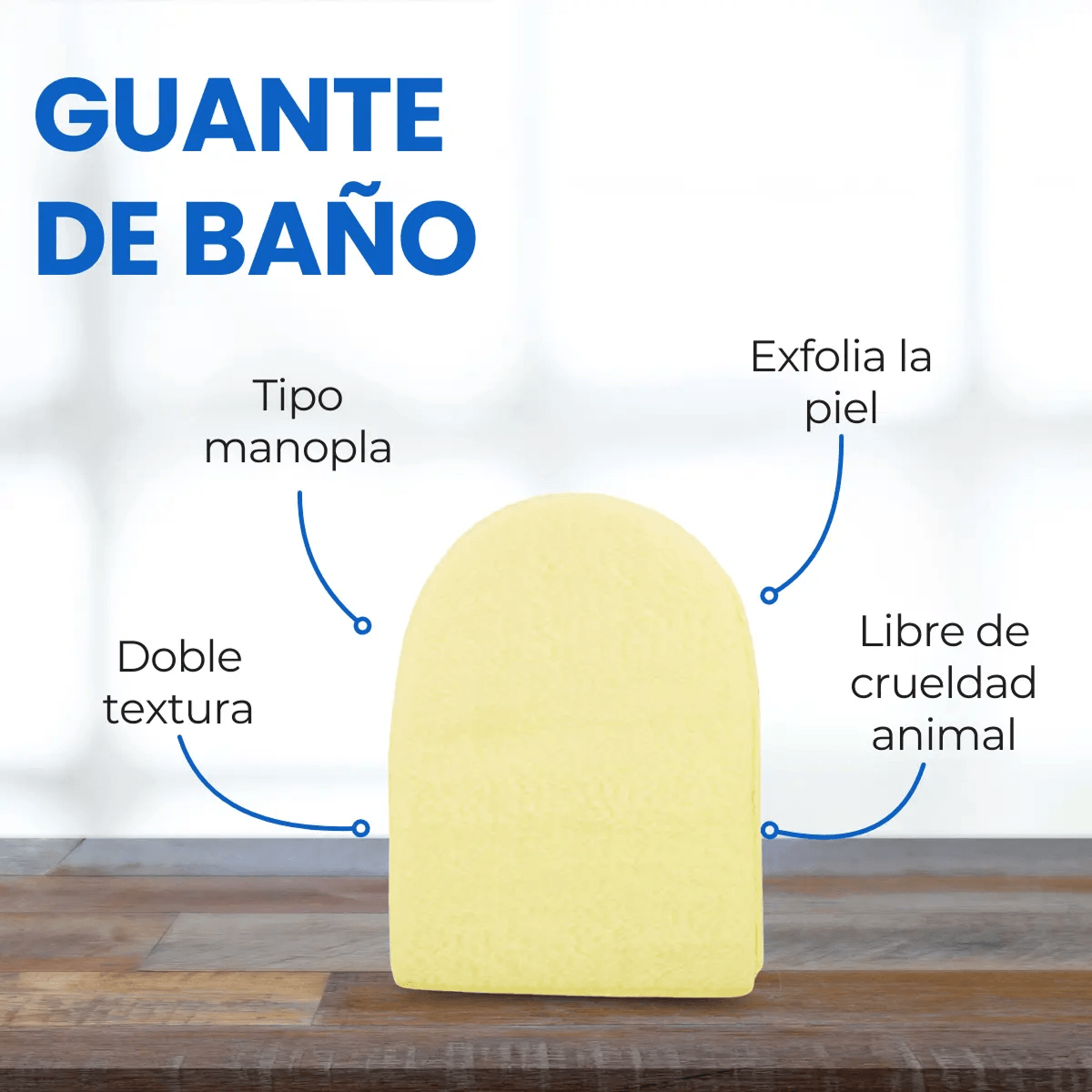 Guante Tipo Manopla para Baño - ttaiomayoreo