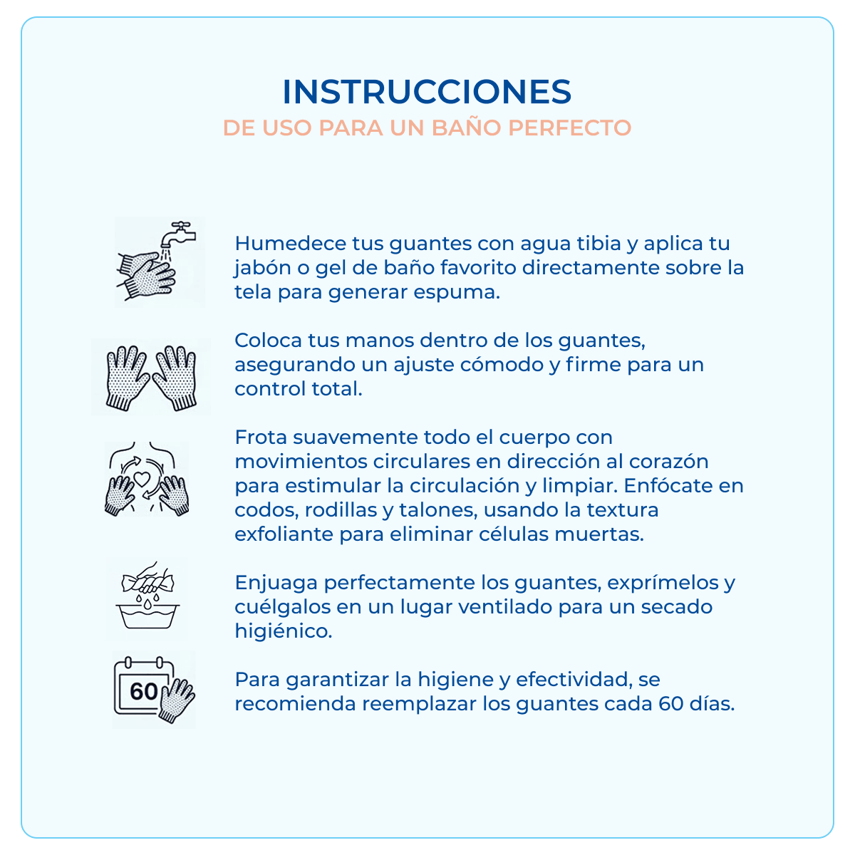 Guante Tipo Manopla para Baño - ttaiomayoreo