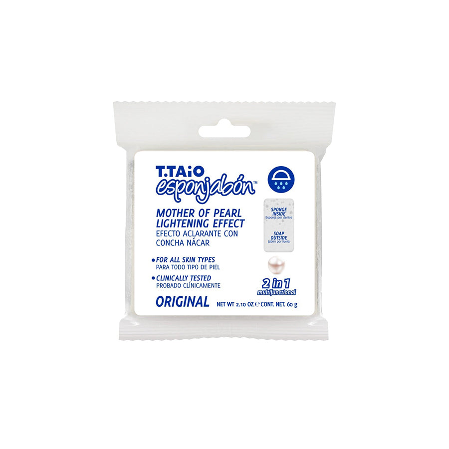 Mini Esponjabón Concha Nácar, Aclarante - ttaiomayoreo