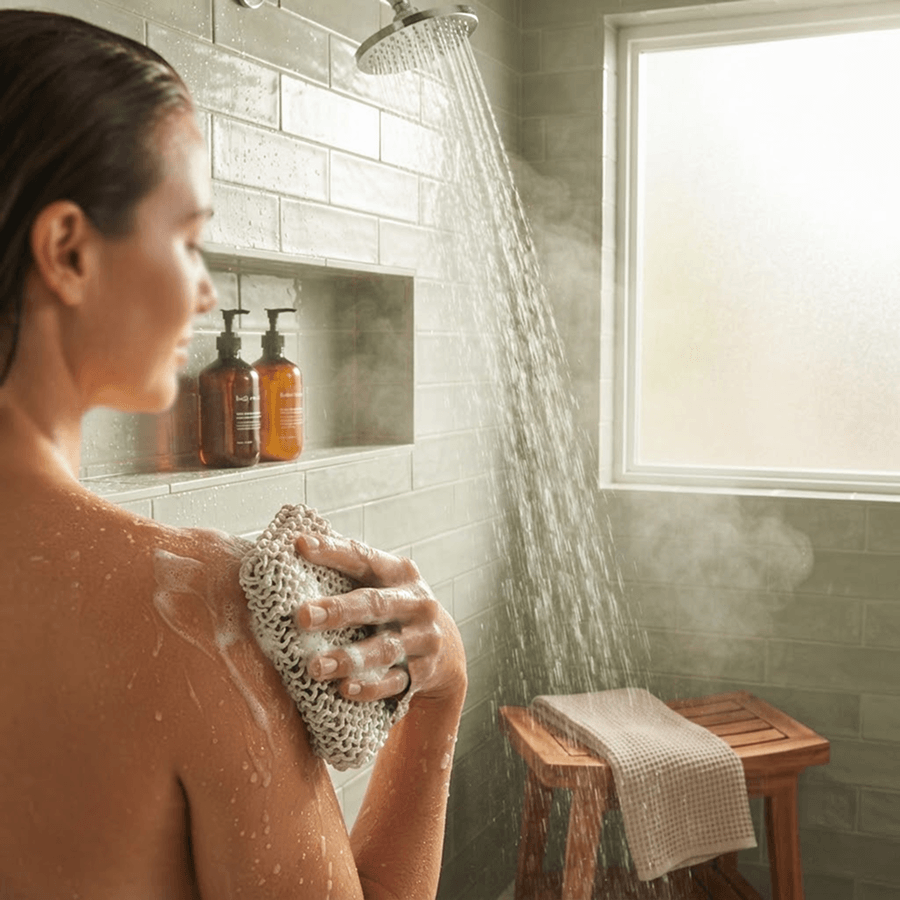 Esponja Rigida de Rafia Exfoliante para Hombre - ttaiomayoreo