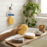 Esponja Exfoliante Reversible Para Baño Doble Textura - ttaiomayoreo