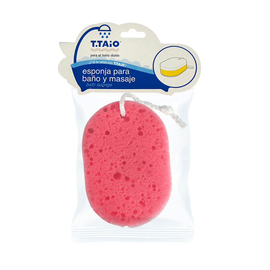 Esponja Ovalada Exfoliante Reversible para Baño y Masaje - ttaiomayoreo