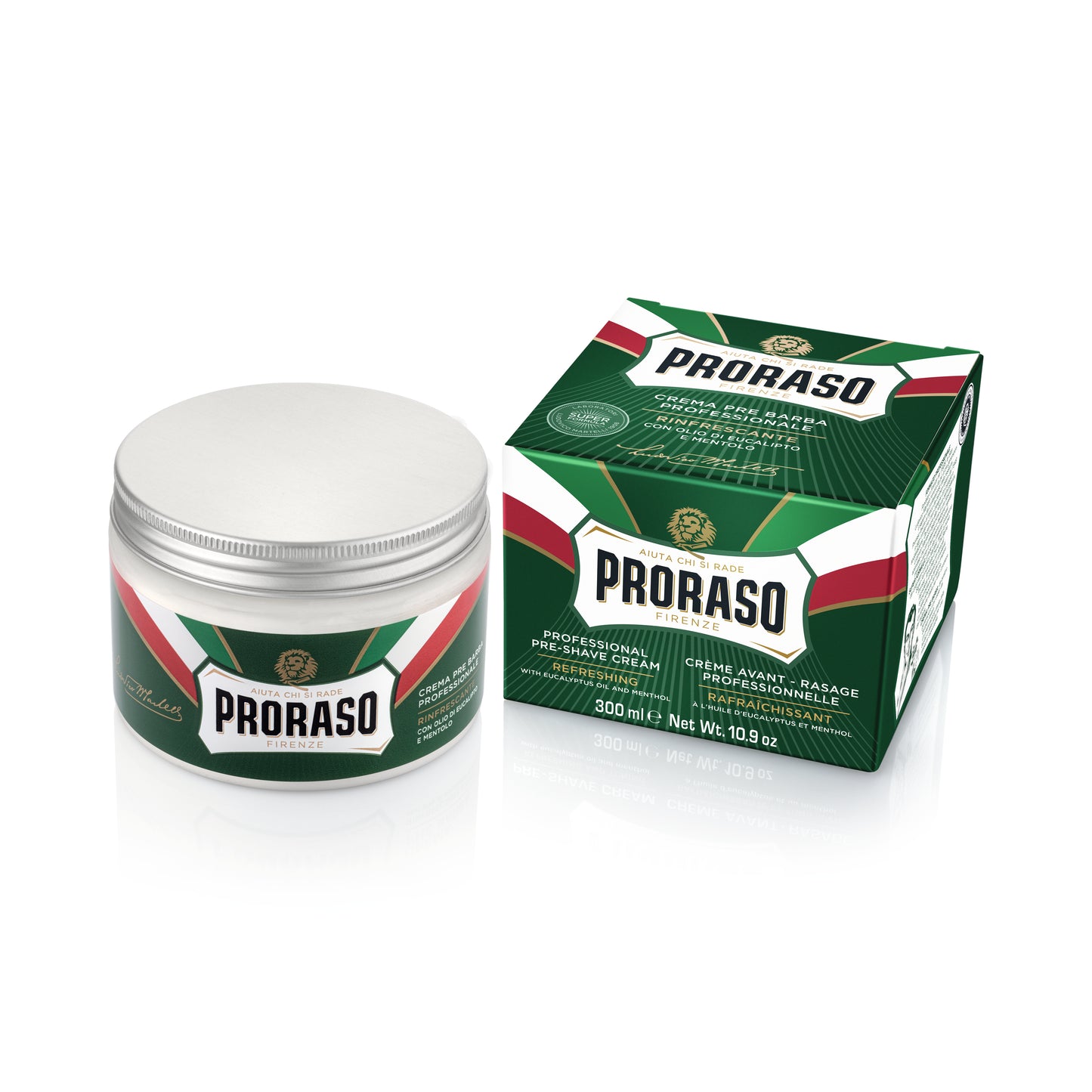 Crema Pre Afeitado Eucalipto y Mentol Profesional - ttaiomayoreo