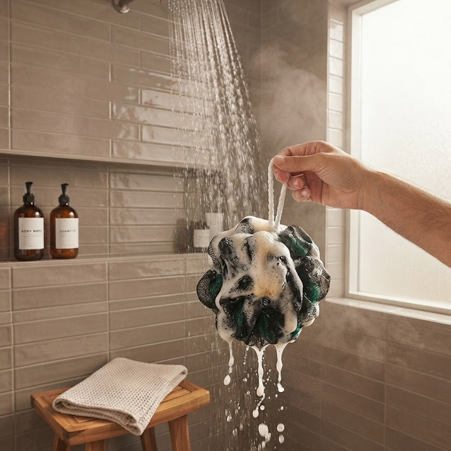 Borla de Baño para Hombre Textura Rigida - ttaiomayoreo