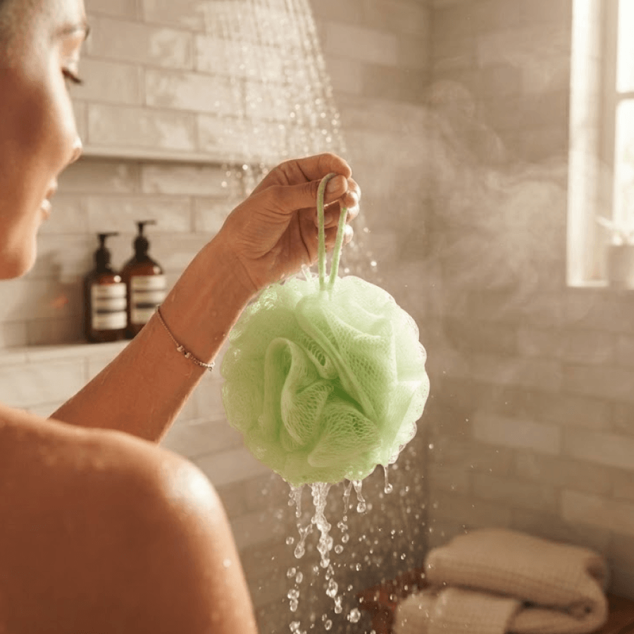 Borla para Baño y Masaje 40 gr con Bolsa - ttaiomayoreo