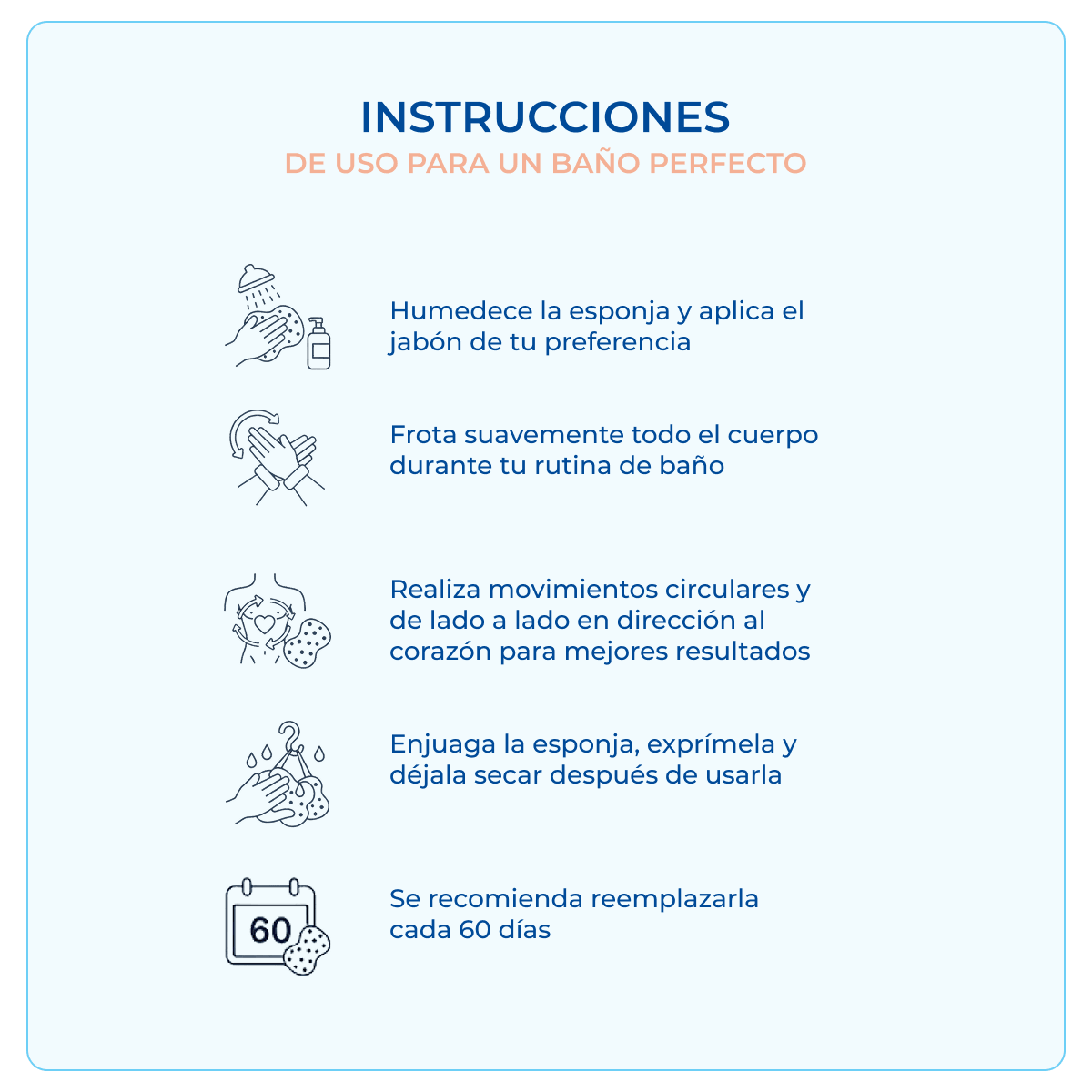 Esponja Rígida Corporal para Baño y Masaje - ttaiomayoreo