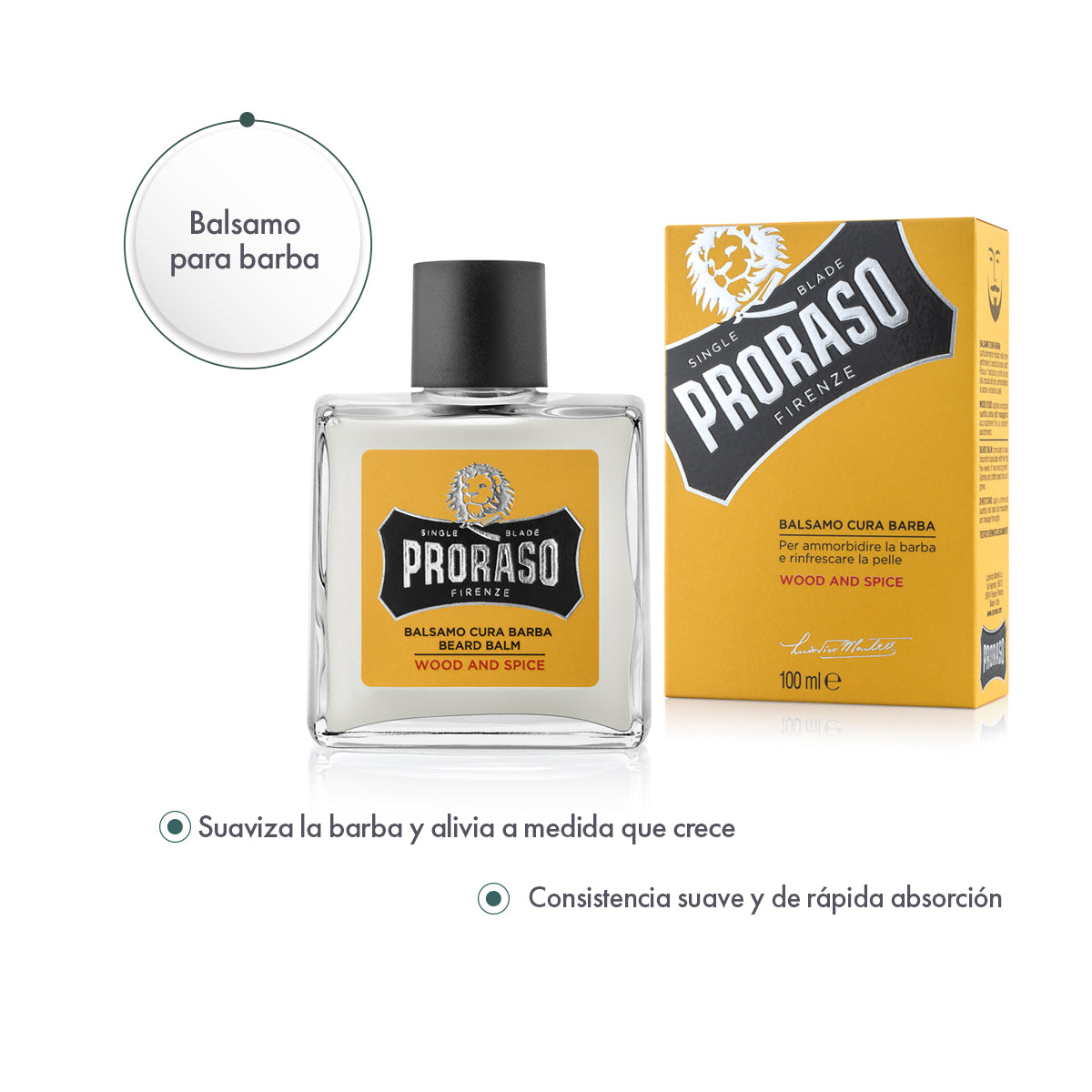 Colonia para Barba Madera y Especias 6 Piezas - ttaiomayoreo