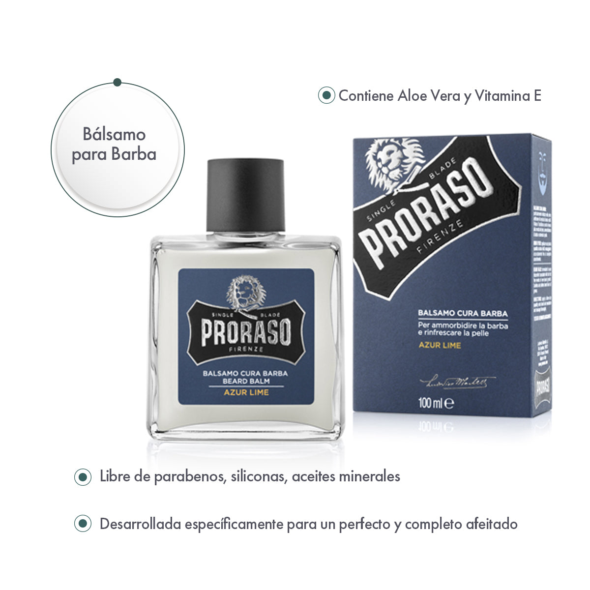 Colonia para Barba Azur Lime 6 Piezas - ttaiomayoreo