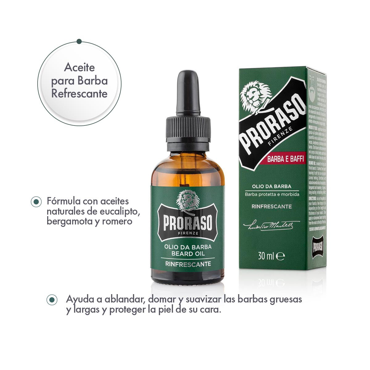 Aceite para Barba Refrescante 6 Piezas - ttaiomayoreo
