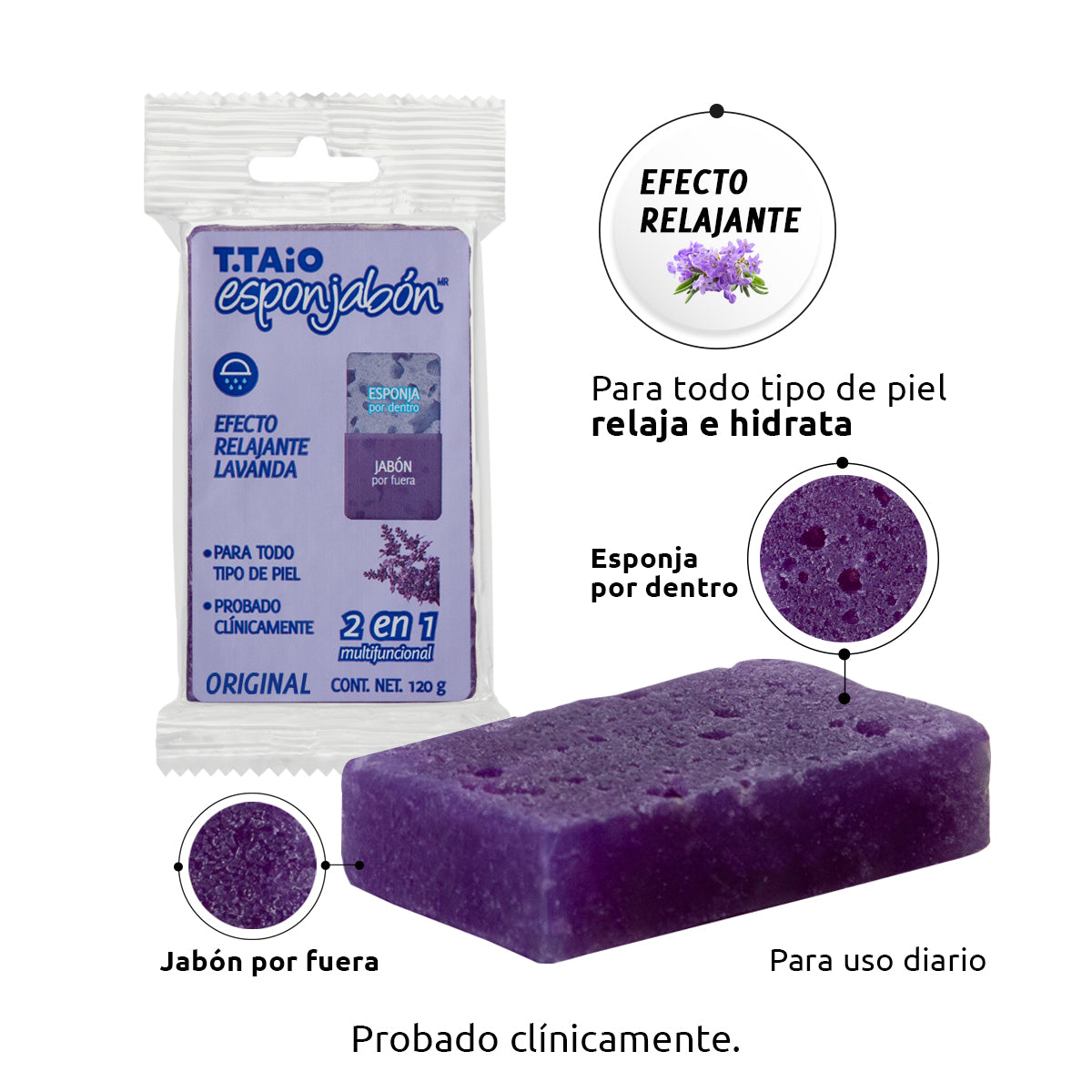 Esponjabon Lavanda - ttaiomayoreo