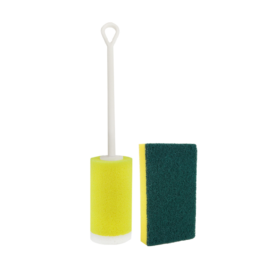 Limpia Vasos + fibra esponja TALLON - ttaiomayoreo